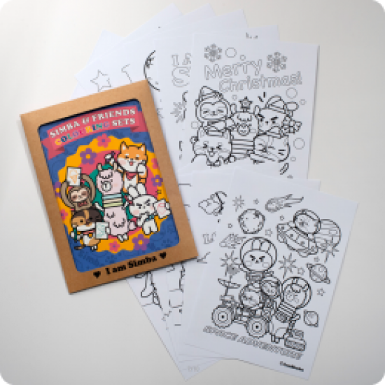 IamSIMBA Colouring Set